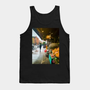 Upper West Side Street Rainy Day Manhattan NYC Tank Top